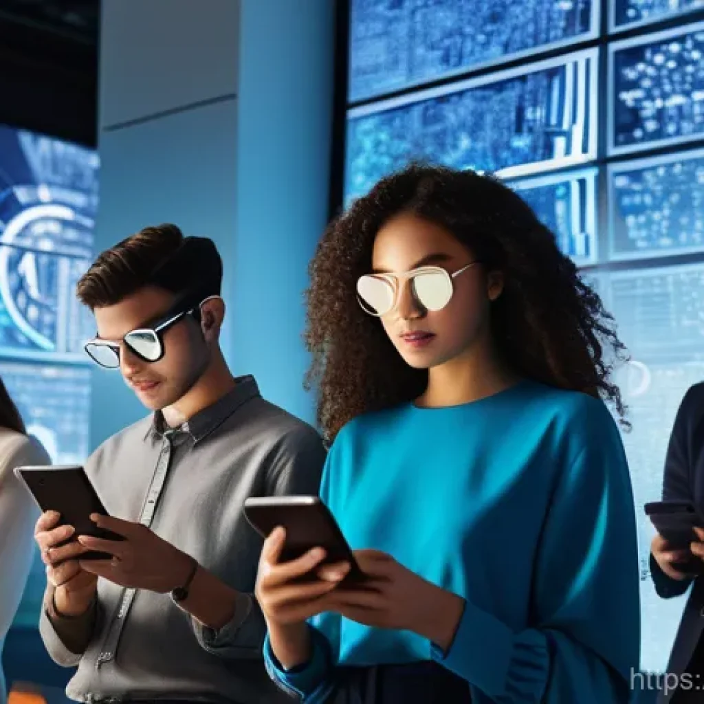 광고홍보사와 브랜드 성공 캠페인 사례 - **Prompt:** A dynamic, brightly lit scene depicting hyper-personalized digital experiences enabled b...