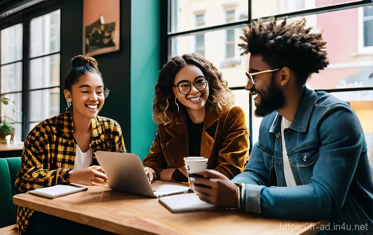 광고홍보사로 성장하기 위한 독서 목록 - **Prompt:** A focused and innovative content creator, in their late twenties, wearing stylish and co...